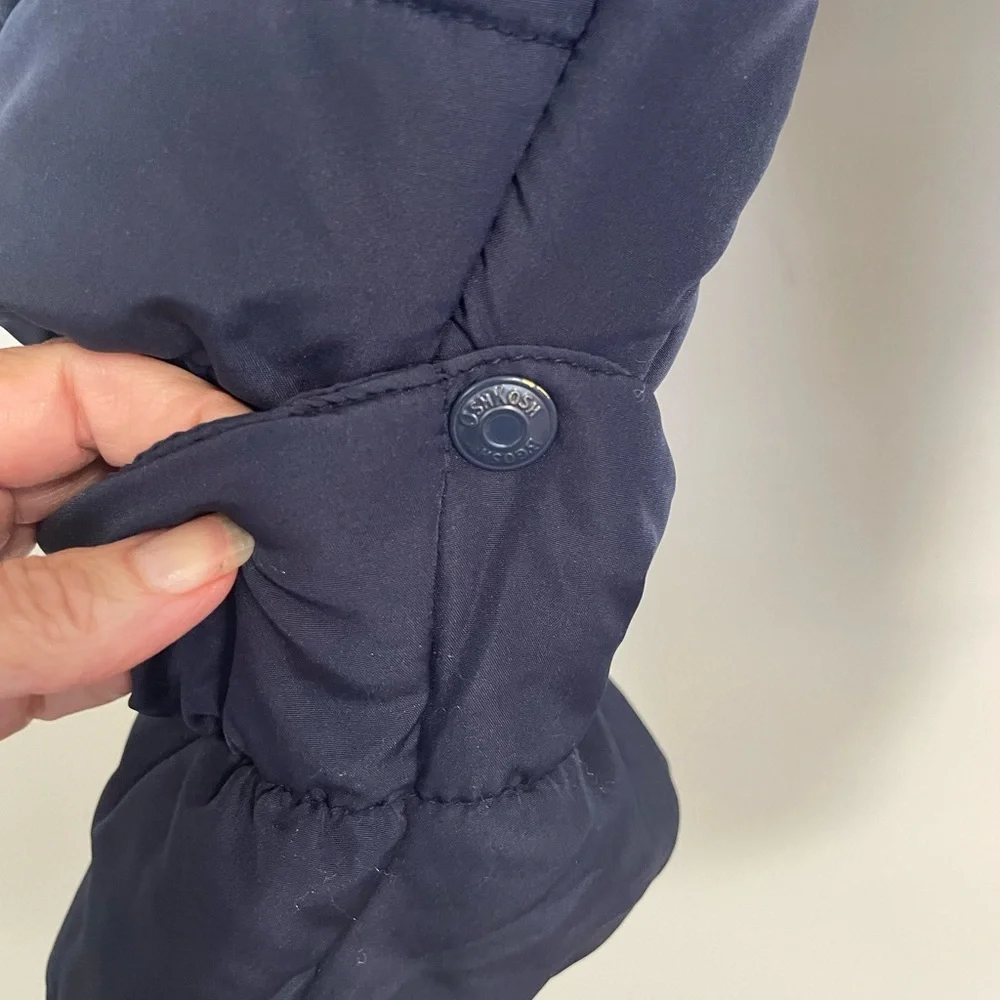 OshKosh B'gosh Navy and Light Blue Snow Puffer Jumper 6/9mo